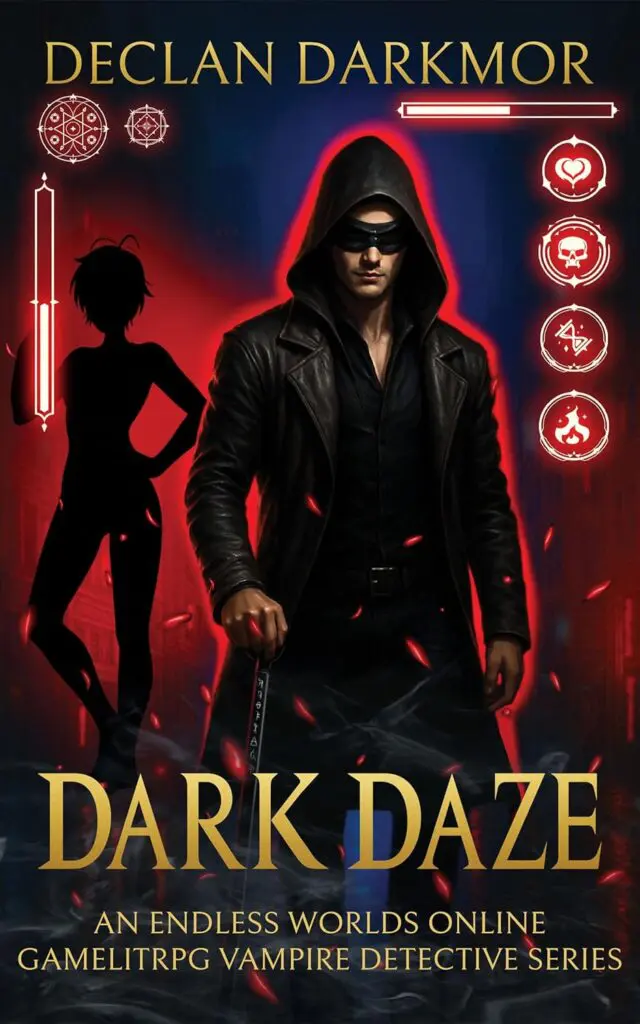 Declan Dark: Dark Daze, Urban Fantasy Vampire LitRPG Cover Art