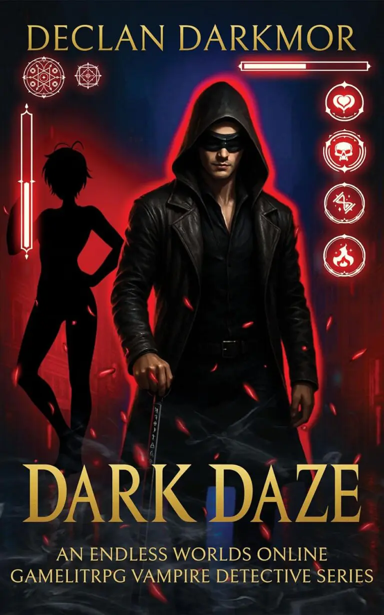 Declan Dark: Dark Daze, Urban Fantasy Vampire LitRPG Cover Art